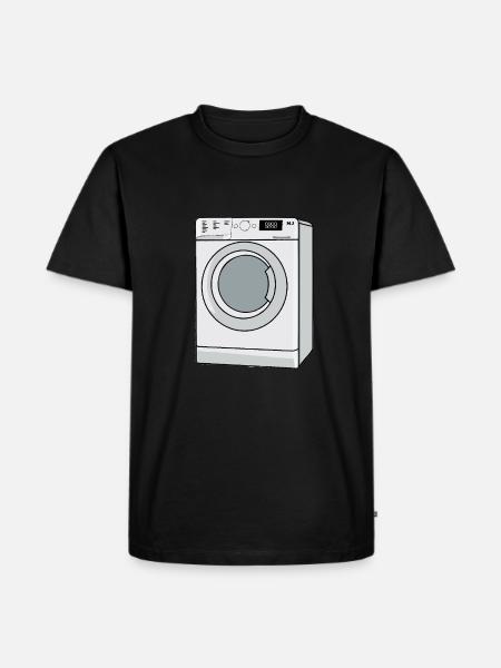 Washing machine - Men's Premium Organic T-Shirt - black