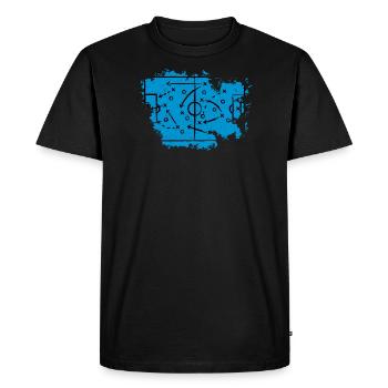 coach - Men's Premium Organic T-Shirt - black - Front - Nico (187cm)