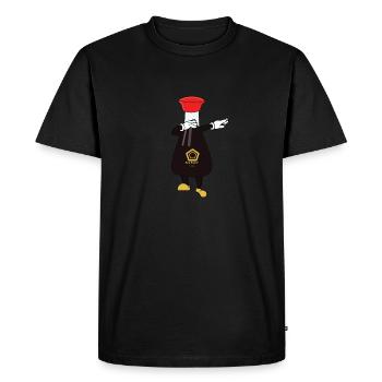 Soy Sauce Dabbing Sushi Halloween Funny Asian Food - Men's Premium Organic T-Shirt - black - Front - Nico (187cm)