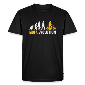 Moped Moped Moped Two-wheeler Moped Scooter Rider - Men's Premium Organic T-Shirt - black - Front - Nico (187cm)