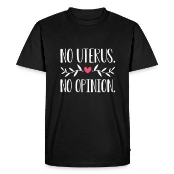 Pro Choice AF - Men's Premium Organic T-Shirt - black - Front - Nico (187cm)