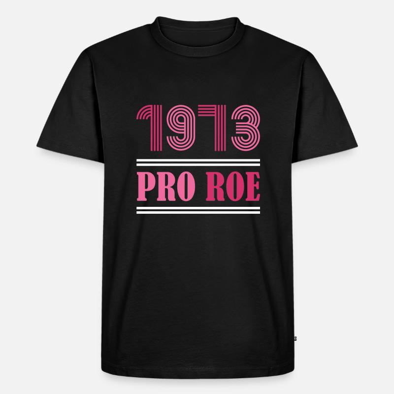 1973 Pro Roe - Männer Premium Bio T-Shirt - Schwarz