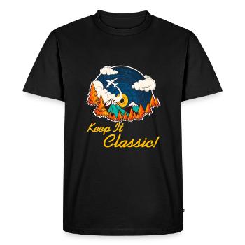Gardez-le Classic Records - T-shirt Premium bio Homme - noir - Devant - Nico (187cm)
