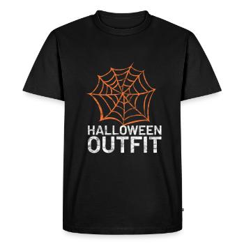 Halloween - Männer Premium Bio T-Shirt - Schwarz - Vorne - Nico (187cm)