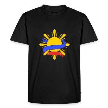 Filipino Philippines - T-shirt Premium bio Homme - noir - Devant - Nico (187cm)