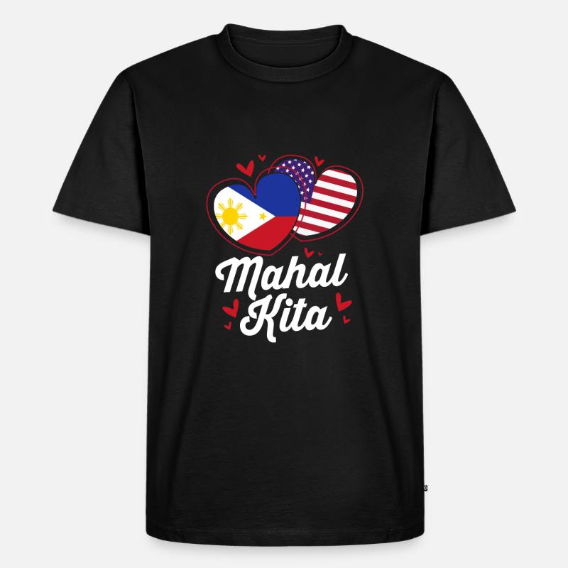 Philippinisch Philippinen - Männer Premium Bio T-Shirt - Schwarz