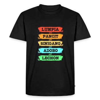 Filipino Philippines - T-shirt Premium bio Homme - noir - Devant - Nico (187cm)