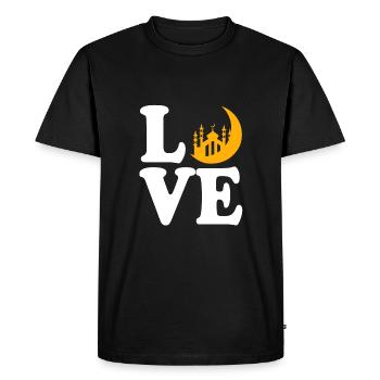 Musulman Islam Musulman Musulman Aïd Moubarak - T-shirt Premium bio Homme - noir - Devant - Nico (187cm)