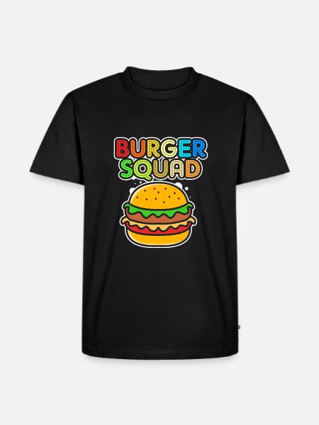 Cheeseburger Burger - Men's Premium Organic T-Shirt - black