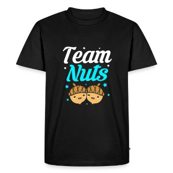 Gender Reveal Babyshower - Men's Premium Organic T-Shirt - black - Front - Nico (187cm)