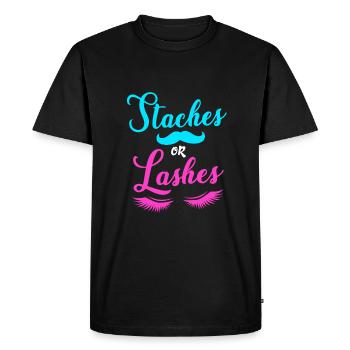 Gender Reveal - Men's Premium Organic T-Shirt - black - Front - Nico (187cm)