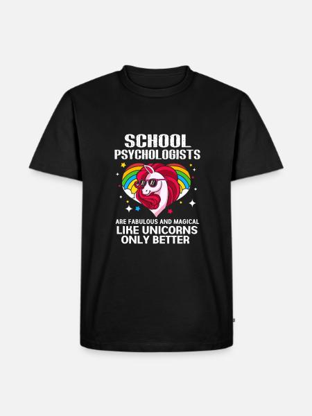 School psychologist - Men's Premium Organic T-Shirt - black