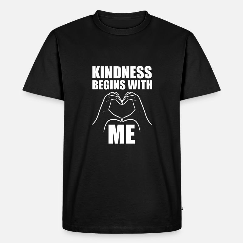 Mobbing - Männer Premium Bio T-Shirt - Schwarz