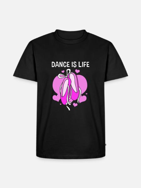 Ballet Ballet Dancer - Men's Premium Organic T-Shirt - black