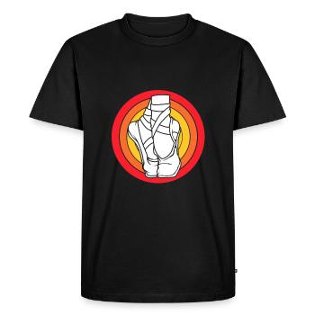 Ballet Ballet Dancer - Men's Premium Organic T-Shirt - black - Front - Nico (187cm)