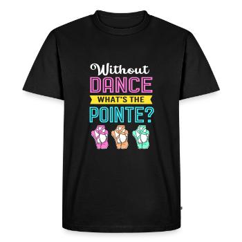 Danseuse de ballet - T-shirt Premium bio Homme - noir - Devant - Nico (187cm)