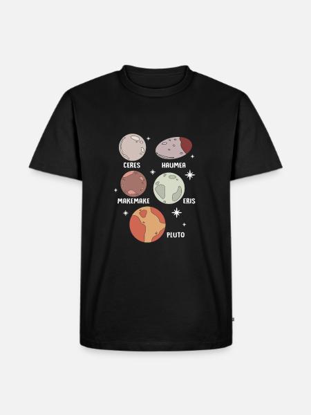 Solar System Universe - Men's Premium Organic T-Shirt - black