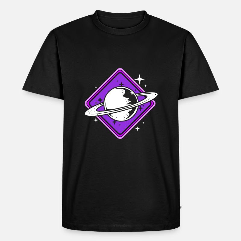 Univers du système solaire - T-shirt Premium bio Homme - noir
