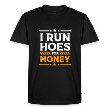 Chantier de construction - T-shirt Premium bio Homme - noir - Devant - Nico (187cm)