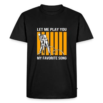 Chantier de construction - T-shirt Premium bio Homme - noir - Devant - Nico (187cm)