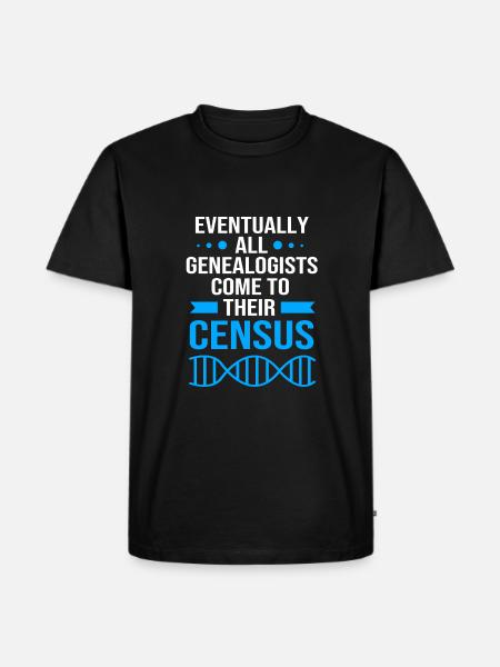 Family tree genealogy - Men's Premium Organic T-Shirt - black
