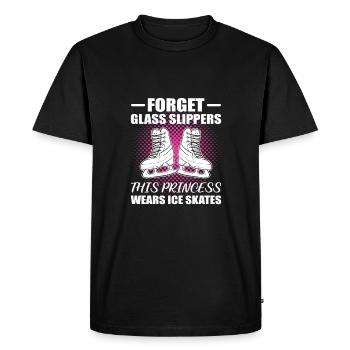 Patinage sur glace Patinage sur glace Patinage sur glace - T-shirt Premium bio Homme - noir - Devant - Nico (187cm)