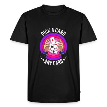 Sorcier - T-shirt Premium bio Homme - noir - Devant - Nico (187cm)