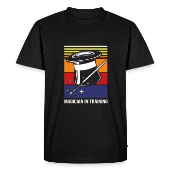 Sorcier - T-shirt Premium bio Homme - noir - Devant - Nico (187cm)