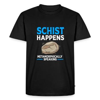 Géologue Géologie - T-shirt Premium bio Homme - noir - Devant - Nico (187cm)