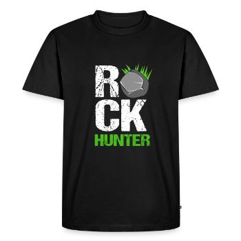 Géologue Géologie - T-shirt Premium bio Homme - noir - Devant - Nico (187cm)