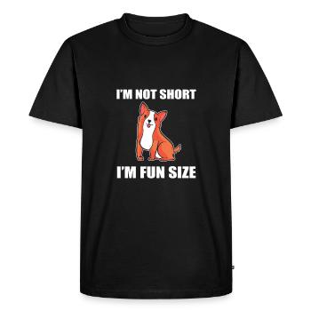 Corgi - T-shirt Premium bio Homme - noir - Devant - Nico (187cm)