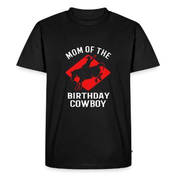 Rodéo - T-shirt Premium bio Homme - noir - Devant - Nico (187cm)