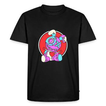 Vaudou - T-shirt Premium bio Homme - noir - Devant - Nico (187cm)