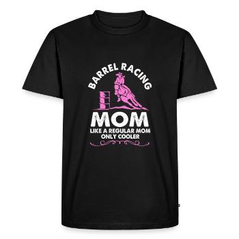 Rodéo - T-shirt Premium bio Homme - noir - Devant - Nico (187cm)