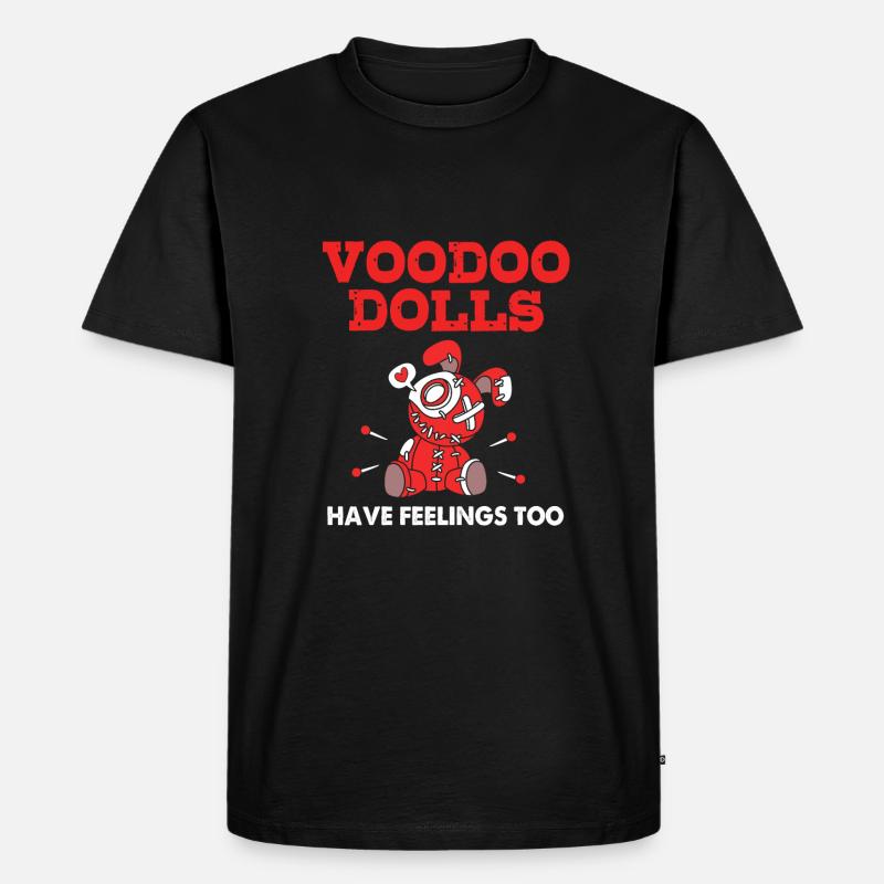 Voodoo - Männer Premium Bio T-Shirt - Schwarz