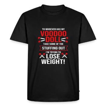 Vaudou - T-shirt Premium bio Homme - noir - Devant - Nico (187cm)