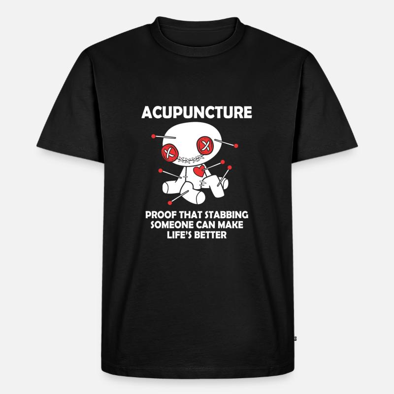 Voodoo - Männer Premium Bio T-Shirt - Schwarz