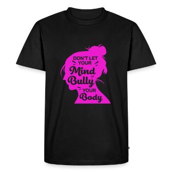 Positivité corporelle - T-shirt Premium bio Homme - noir - Devant - Nico (187cm)