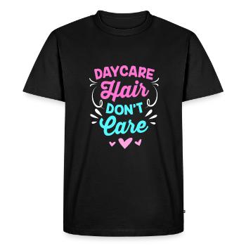 Éducation maternelle Éducateur Éducateur - T-shirt Premium bio Homme - noir - Devant - Nico (187cm)