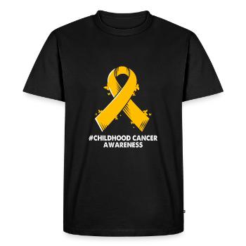 Enfant Cancer - T-shirt Premium bio Homme - noir - Devant - Nico (187cm)