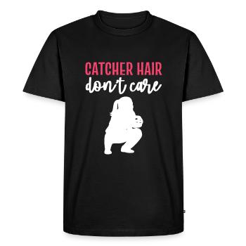 Softball Joueurs de softball - T-shirt Premium bio Homme - noir - Devant - Nico (187cm)