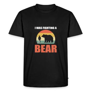 Broken leg - Men's Premium Organic T-Shirt - black - Front - Nico (187cm)