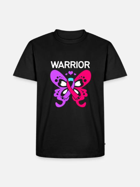 Thyroid cancer - Men's Premium Organic T-Shirt - black