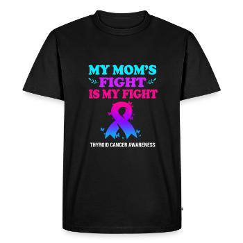 thyroid cancer - Men's Premium Organic T-Shirt - black - Front - Nico (187cm)