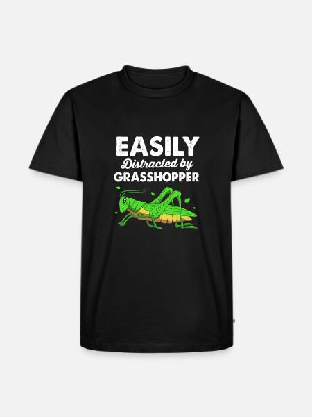Grasshopper grasshopper - Men's Premium Organic T-Shirt - black