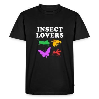 Grasshopper - Men's Premium Organic T-Shirt - black - Front - Nico (187cm)