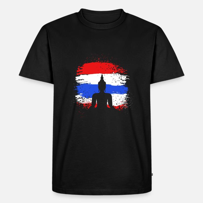 Thailand - Männer Premium Bio T-Shirt - Schwarz