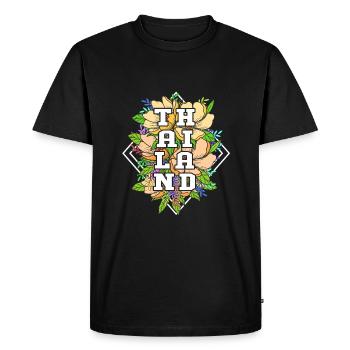 Thaï - T-shirt Premium bio Homme - noir - Devant - Nico (187cm)