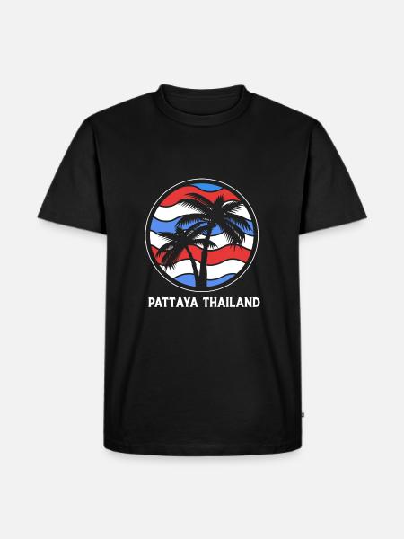 Thailand Pattaya - Men's Premium Organic T-Shirt - black