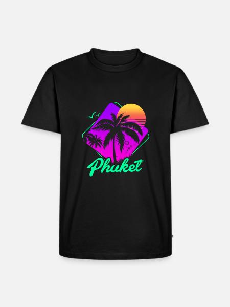Thailand Thai Language Phuket - Men's Premium Organic T-Shirt - black